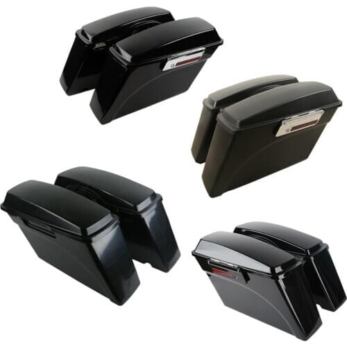 Motorcycle Hard Saddlebag Saddle Bags For Harley Touring Road King Street Glide Road Glide 1994-2013