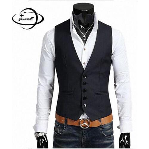 YAUAMDB Men's Suit Vests