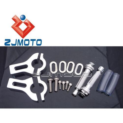 Motorcycle 7/8" Hand Guards Bracket Supermoto Mount Clamps 22mm Handlebar For Honda Yamaha Suzuki Kawasaki Off Road Universal