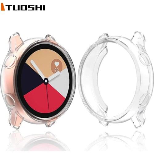 Full Screen Protection Cover Galaxy Watch Active Case for Samsung Galaxy Watch Active 2 40mm 44mm Protector