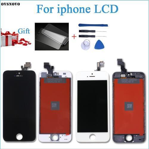 Factory sales AAA quality screen for iPhone 5 5S 5C SE 5SE LCD screen display and digitizer replacement touch screen Add free to
