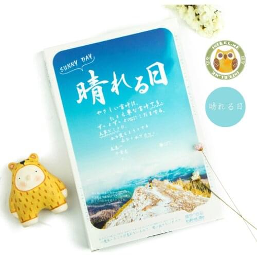 1set Magazine Bookmarks Sunny Day 30 Boxed Shaped Bookmarks