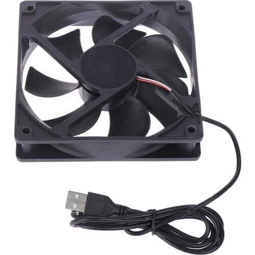 1Pc 120x120x25mm 5V USB Connector PC Computer Cooling Cooler Fan Heatsink