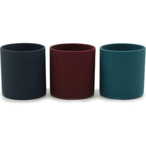 1PCS Baby Silicone Cup Food Grade Silicone kids Feeding Cup Infant Toddler Tableware Drinking Cup BPA Free 250ML Heat-resistant