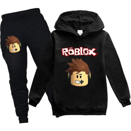 2021 Kids New Hot Spring Autumn ROBLOXing Boy Girl Clothes Children Sports Sets Toddler Fashion Clothing Tracksuits 2-16Y suit