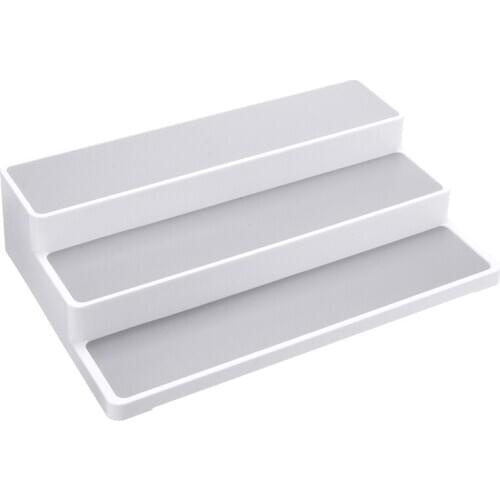 3 Tier Spice Rack Shelf Organizer Kitchen Cabinet Seasoning Jar Storage Organizer Shelf Stair Stepped Type Home Storage Rack