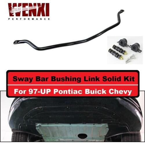 30mm Stabilizer Sway Bar Bushing Link Solid Kit Front For 97-UP Pontiac Buick Chevy WX-PHG01
