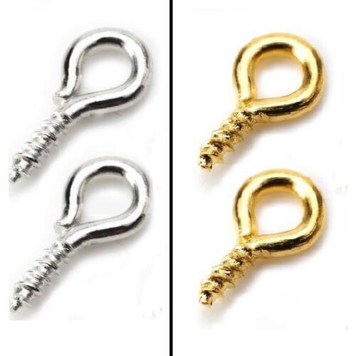 4000pcs mix sizes you pick Screw Eye Pin Bail metal Findngs Resin Pendant Picture Frame Wall Hook Home Decor Art Craft supplies