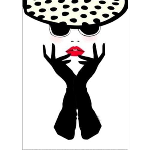 5D DIY full diamond fashion queen pattern cross stitch diamond embroidery mosaic diamond home decoration