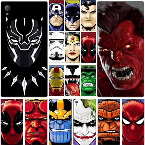 Fashion hero Phone Case Case for Sony Xperia E5 F3313 F3311 Back Plastic Phone Cover for Sony Xperia E 5 Shells for sony e5