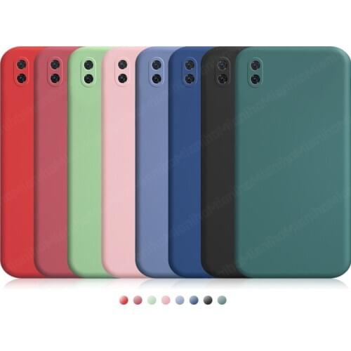 For Xiaomi Redmi 9A Case Cover Liquid Silicone Shockproof TPU Bumper Soft Back Cover Redmi 9 A Prime Pro 9i Phone Case Redmi 9A