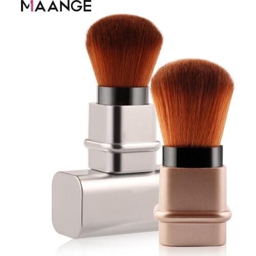 Popular square retractable blush brush makeup brush soft hair single makeup tool