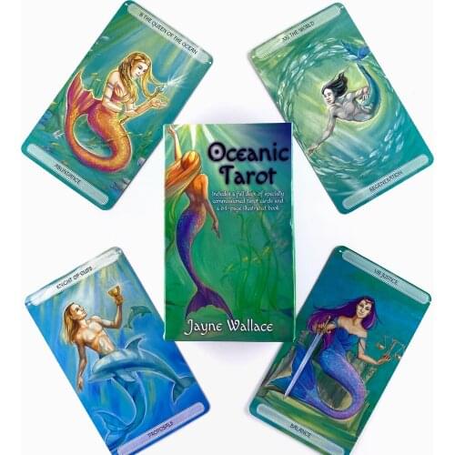 Oceanic Tarot Deck Leisure Party Table Game High Quality Fortune-telling Prophecy Oracle Cards With Guide Book