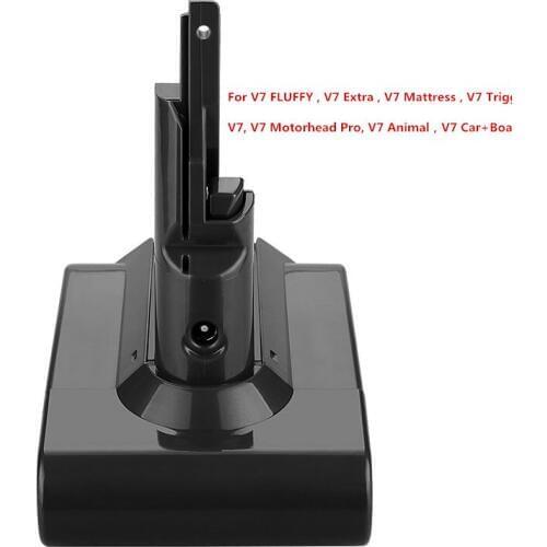 V7 Replacement Battery 21.6V 4000mAh Lithium for Dyson V7 Rechargeable Battery Vacuum Cleaner V7 fluffy V7 Animal V7 Series