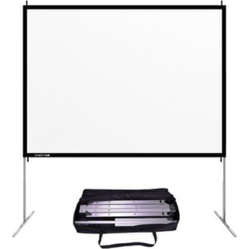 Mivision Outdoor Projector Screen with Stand 16:9, 8K 4K Ultra HD 3D Fast Folding Portable Movie Theater screen