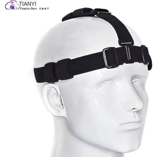 Universal strong light flashlight headlamp with high elastic adjustable headband with thickened elastic strapping