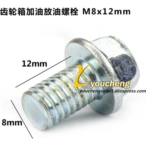 Gearbox Oil Relief Screw GY6 50cc 125cc Engine Repair 139QMB Scooter Moped ATV Parts Go-Kart LS-CLXFY
