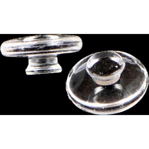 10 Pairs Glasses Nose Pads Clear Anti-Slip Silicone Eyeglass Sunglass Nose Pad