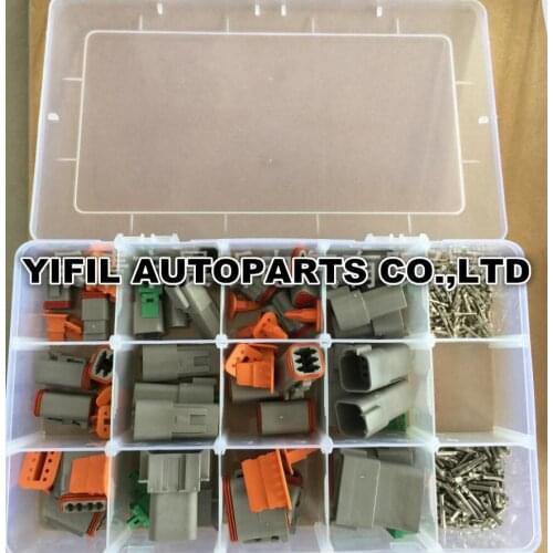 2 Pin/3 Pin/4 Pin/6 Pin/8 Pin/12 Pin Grey Deustch DT Automotive Connectors Plugs Kit