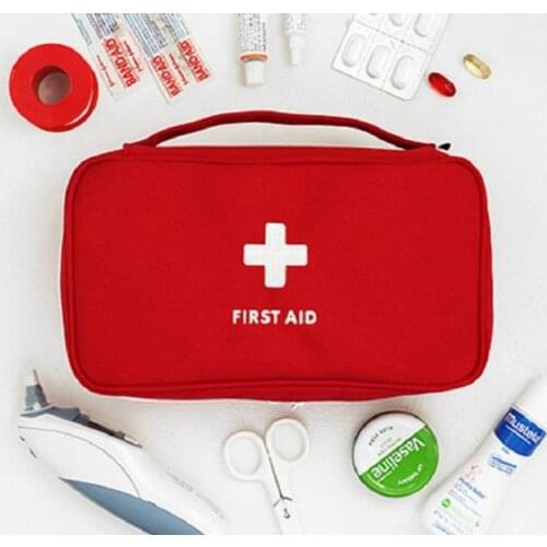 Portable Medium Empty Household Multi-Layer First Aid Kit Pouch Outdoor Car Bag First Aid Bag Survival Medine Travel Rescue Bag