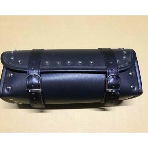 Black ATV head bags tassels cruise part rivet scooter side luggage motorbike tail bag motorcycle Saddle Bags for harley moto bag