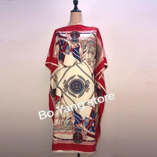 Dress Length 100cm,Bust :100cm) African Dashiki NewFashion Design short dress oversized plus Famous Brand Winy Loose For Lady