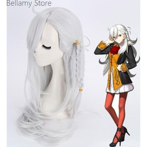 Fate Grand Order Olgamally Asmireid Animsphere Cosplay Costumes Hair Wigs+Wig Cap