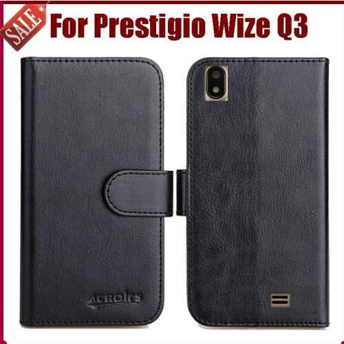 Hot Sale! Prestigio Wize Q3 Case New Arrival 6 Colors High Quality Flip Leather Protective Cover Phone Bag