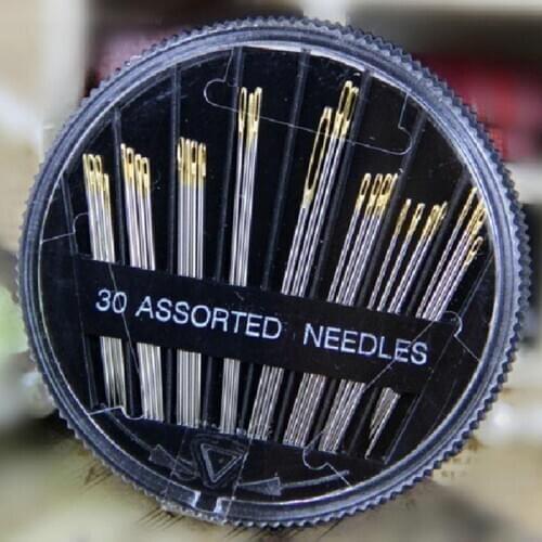 Blind Stainless Needles Gold Tail Sewing Needles Mixed Kit Packing Sewing Accessories For All Brand Domestic Sewing Dropshipping