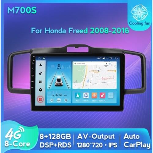 IPS 8Core Android 11 Head Unit Car Radio Multimedia Dvd Player For Honda Freed MPV 2008 - 2016 GPS Video Recorder Carplay RDS 4G