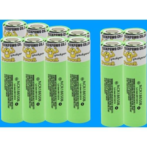 18650 li-ion battery NCR18650B lithium batteries 3400mah 3.7V rechargeable akkumulator / fast 18650 charger YECKPOWO 2021 NEW