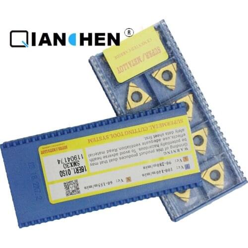 Genuine SanHan CNC blades 16ER1.0ISO SMX30 1internal and external threaded blades 10 pieces per box