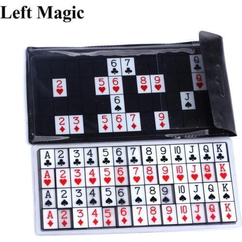 Perspective Cards Set- Missing Think Telepathy close up magic tricks card for professional magician C2032