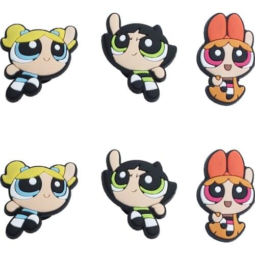 Croc charms 6PCS PVC shoe charms shoe accessories DIY shoe decoration for croc jibz kids favor kawaii cute X-mas