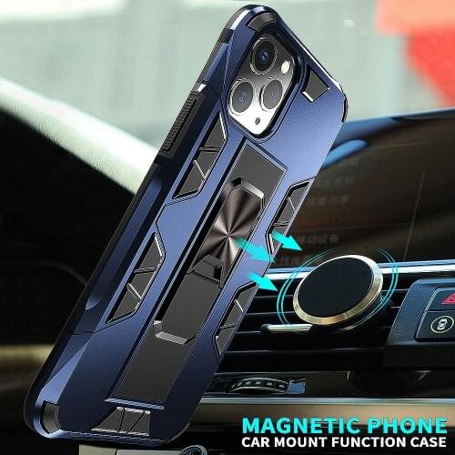 Anti Shock Case For iPhone 11 12 Pro Xs Max XR X 8 7 Plus Magnet Case Impact Bumper Cover For Apple iPhone 12 11 Pro Max SE2020