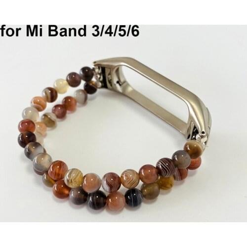 Strap for Xiaomi Mi Band 3/4 Genuine Leather Wristband with Metal Frame Bracelet Accessories for Mi Band 5 Smart Watch Bands