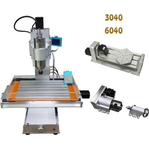 RU&EU free tax CNC router 5 axis cnc milling machine 3040 6040 engraving machine VFD 1.5KW 2.2KW spindle for wood metal working