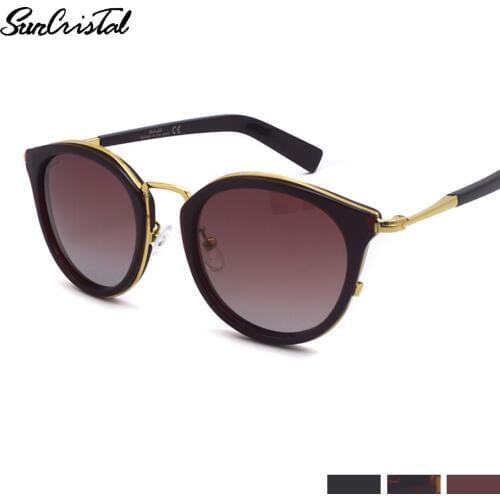 Женские солнцезащитные очки кошачий глаз SunCristal China At AliExpress