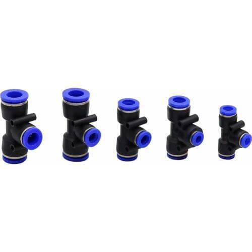 100 Pcs Three Way Reducing Slip Lock Quick Connector Quick Coupling Garden Water Connection Mist Cooling Nozzle Accessories