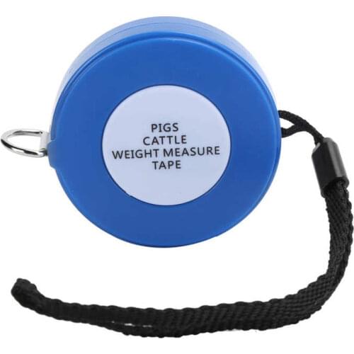 2.5m Retractable Measuring Tape Body Weight Tape Measure Weighting Band Farm Equipment for Pig Cattle