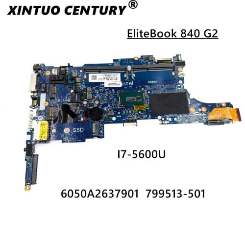 799513-601 799513-001 799513-501 6050A2637901 Mainboard For HP EliteBook 840 G2 Laptop Motherboard I7-5600 CPU 100% Test OK