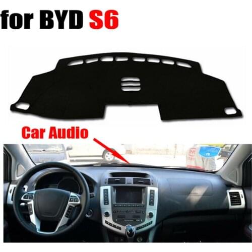 Car dashboard covers mat for BYD S6 High configuration all the years Left hand drive dashmat pad dash cover auto accessories
