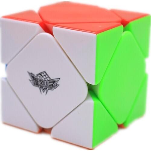Cyclone Boy Magnetic Skew Cube 3x3 Skew Magic Cube 3Layers Magnetic Speed Cube Professional Puzzle Toys For Children Kids Gift