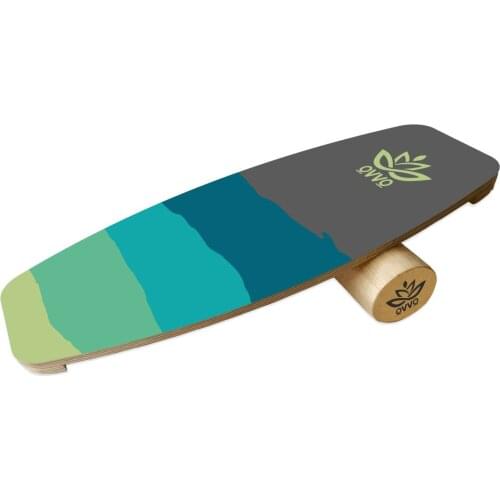 Wooden Balance Board Yoga Twisting Fitness Balance Plate Core Workout For Abdominal Waist Legs Muscles Of Roller- Board Balancin