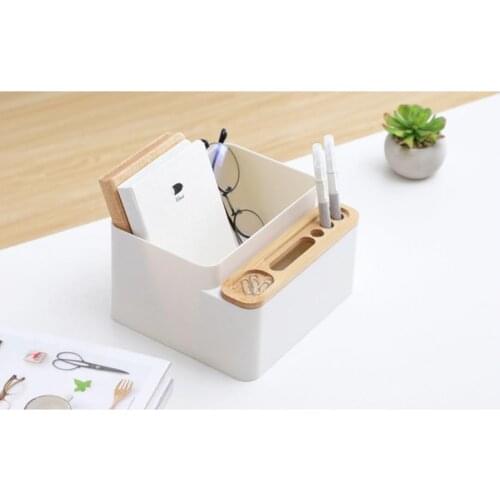 Remote Control Holder 5 Compartments Organizer Holder Stand For TV Remotes DVD Phone Key Home Storage Organization