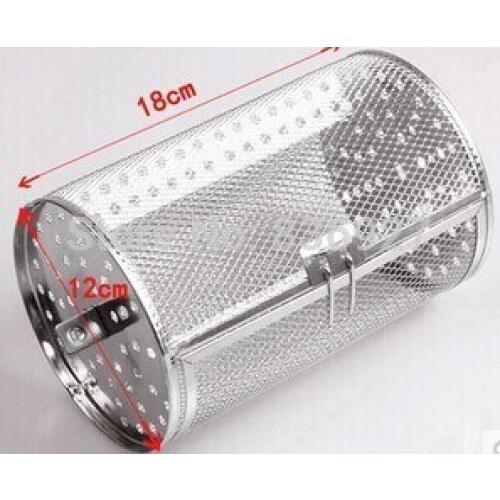 Oven parts grilled cage 18X12cm General rotary oven roasted coffee beans roasted cage accessories bakeware stainless steel drum
