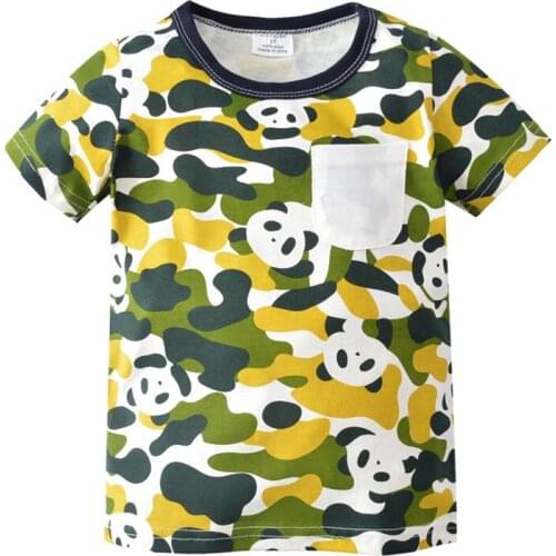Funnygame Toddler Summer T shirts Cartoon Printed New 2020 Baby Cotton Clothing Casual Tees Tops Boys T shirts