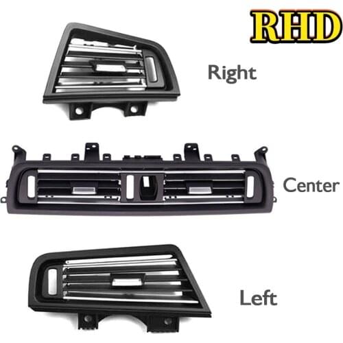 For BMW 5 Series F10 F11 F18 520i 523i 525i 528i Car Front Central Air Conditioning Vent Grille Outlet Panel RHD Car Styling