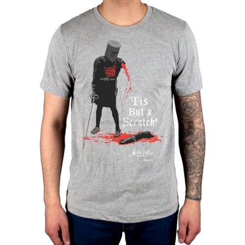 Official Monty Python Tis But A Scratch T-shirt Comedy Mock Up Merch Cotton Harajuku Hip Hop Tee Shirt