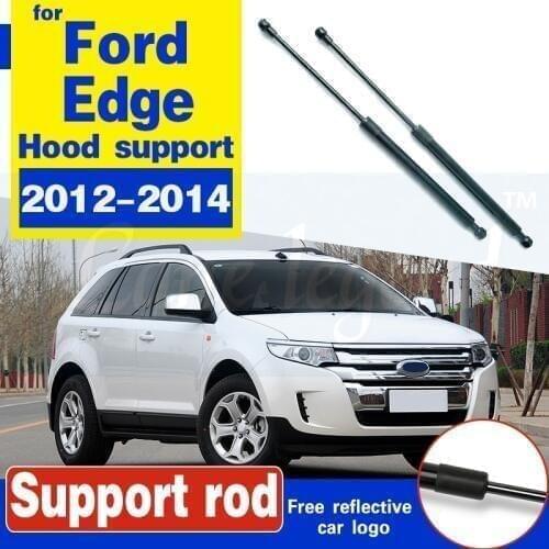 For Ford Edge 2012 - 2014 2Pcs Bonnet Hood Lift Supports Shock Gas Struts Hood Struts Support rod Gas Struts Support Spring
